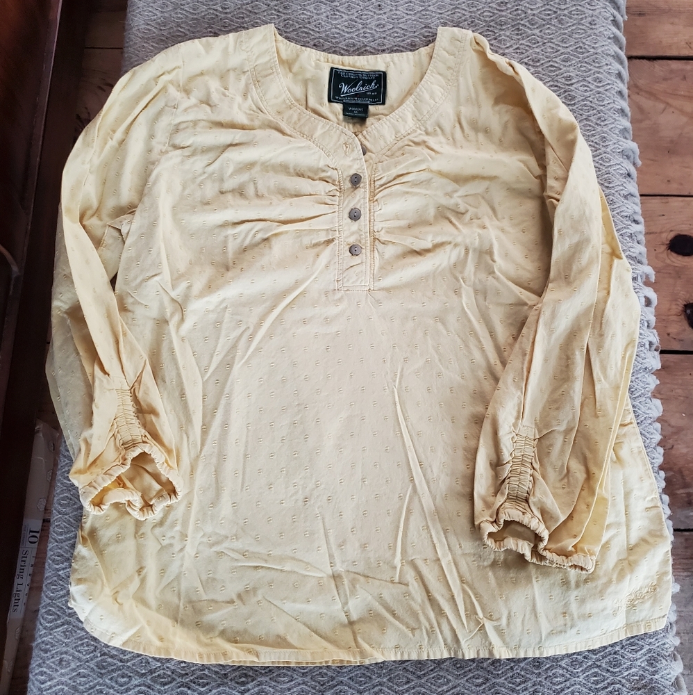 Woolrich 3/4 sleeve shirt